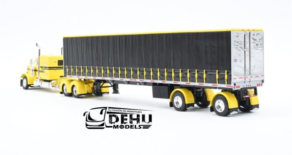 Tráiler a Escala 1/64 Peterbilt 379 Con Remolque Utility de 53' Tautliner de ejes separados de cortina, 60-1667 DCP By First Gear - Imagen 8