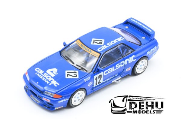 Auto a Escala 1/64 Nissan GTR R32 JTC 1990 CALSONIC #12, PR64-0104 Pop Race - Imagen 13