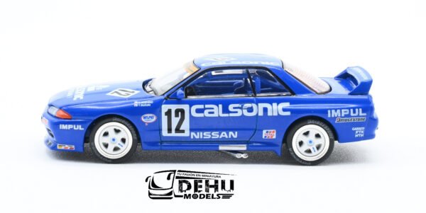 Auto a Escala 1/64 Nissan GTR R32 JTC 1990 CALSONIC #12, PR64-0104 Pop Race - Imagen 11