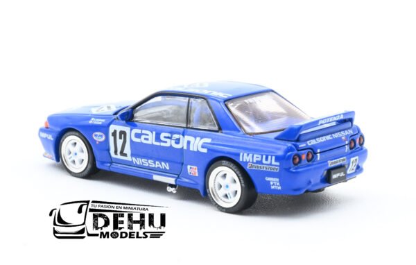 Auto a Escala 1/64 Nissan GTR R32 JTC 1990 CALSONIC #12, PR64-0104 Pop Race - Imagen 10