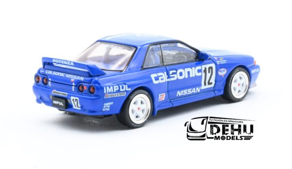 Auto a Escala 1/64 Nissan GTR R32 JTC 1990 CALSONIC #12, PR64-0104 Pop Race - Imagen 5