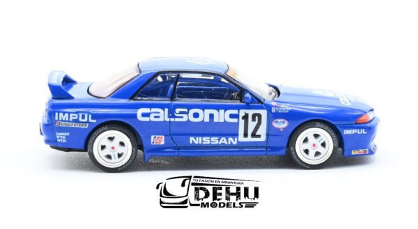 Auto a Escala 1/64 Nissan GTR R32 JTC 1990 CALSONIC #12, PR64-0104 Pop Race - Imagen 4