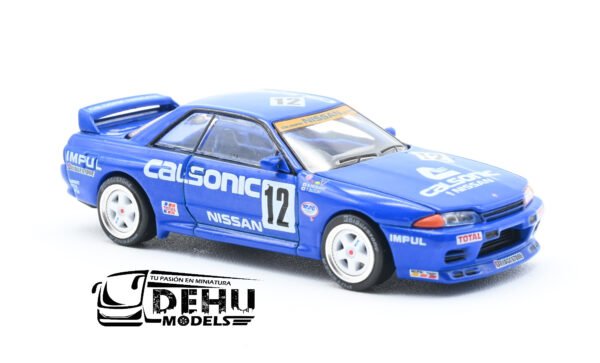 Auto a Escala 1/64 Nissan GTR R32 JTC 1990 CALSONIC #12, PR64-0104 Pop Race - Imagen 3