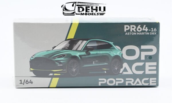 Camioneta a Escala 1/64 Aston Martin DBX 707 Verde, PR64-0016 Pop Race - Imagen 10