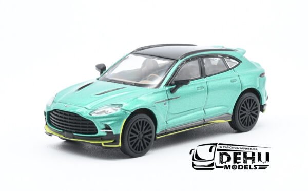 Camioneta a Escala 1/64 Aston Martin DBX 707 Verde, PR64-0016 Pop Race