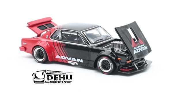 Auto a Escala 1/64 Skyline GT-R V8 Drift (Hakosuka) ADVAN PR64-0081 Pop Race - Imagen 6