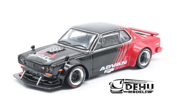 Auto a Escala 1/64 Skyline GT-R V8 Drift (Hakosuka) ADVAN PR64-0081 Pop Race