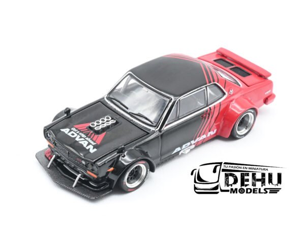 Auto a Escala 1/64 Skyline GT-R V8 Drift (Hakosuka) ADVAN PR64-0081 Pop Race - Imagen 13