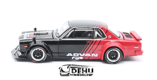 Auto a Escala 1/64 Skyline GT-R V8 Drift (Hakosuka) ADVAN PR64-0081 Pop Race - Imagen 11