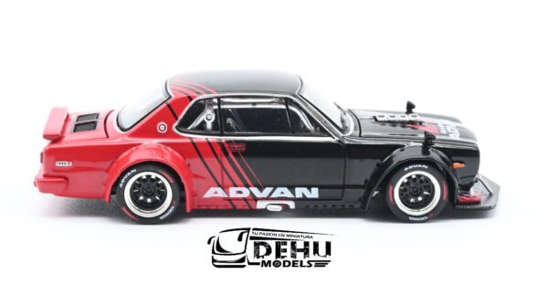 Auto a Escala 1/64 Skyline GT-R V8 Drift (Hakosuka) ADVAN PR64-0081 Pop Race - Imagen 4