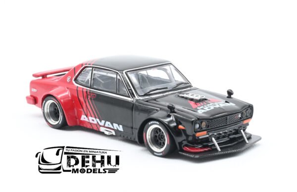 Auto a Escala 1/64 Skyline GT-R V8 Drift (Hakosuka) ADVAN PR64-0081 Pop Race - Imagen 3