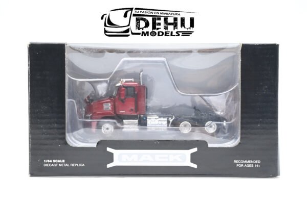 Tráiler a Escala 1/64 Mack Anthem Day Cab Solo Tracto Rojo, 60-0407 First Gear - Imagen 12