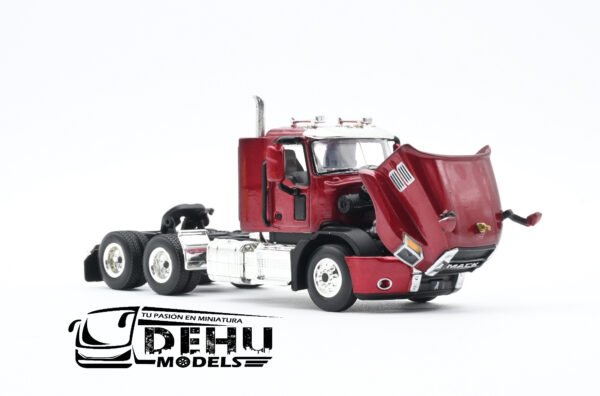 Tráiler a Escala 1/64 Mack Anthem Day Cab Solo Tracto Rojo, 60-0407 First Gear - Imagen 6
