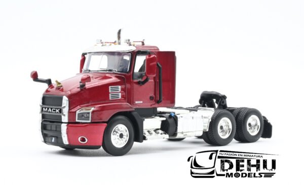 Tráiler a Escala 1/64 Mack Anthem Day Cab Solo Tracto Rojo, 60-0407 First Gear - Imagen 9