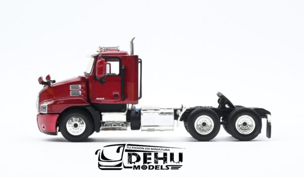 Tráiler a Escala 1/64 Mack Anthem Day Cab Solo Tracto Rojo, 60-0407 First Gear - Imagen 10