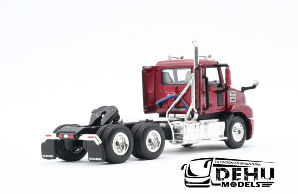 Tráiler a Escala 1/64 Mack Anthem Day Cab Solo Tracto Rojo, 60-0407 First Gear - Imagen 5