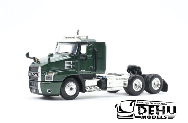 Tráiler a Escala 1/64 Mack Anthem Day Cab Solo Tracto Verde, 60-0596 First Gear - Imagen 10