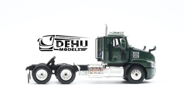 Tráiler a Escala 1/64 Mack Anthem Day Cab Solo Tracto Verde, 60-0596 First Gear - Imagen 4