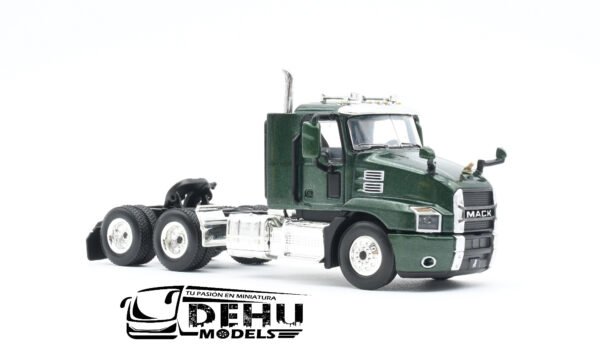 Tráiler a Escala 1/64 Mack Anthem Day Cab Solo Tracto Verde, 60-0596 First Gear