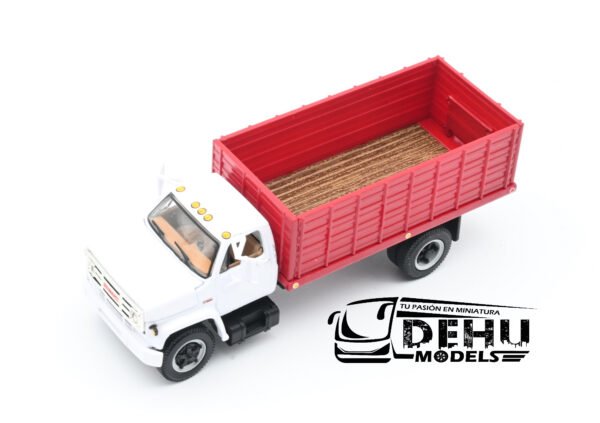 Camión a Escala 1/64 General Motors Company GMC 6500 Con Caja de Granos de Volteo de un eje, 60-0914 DCP By First Gear - Imagen 12