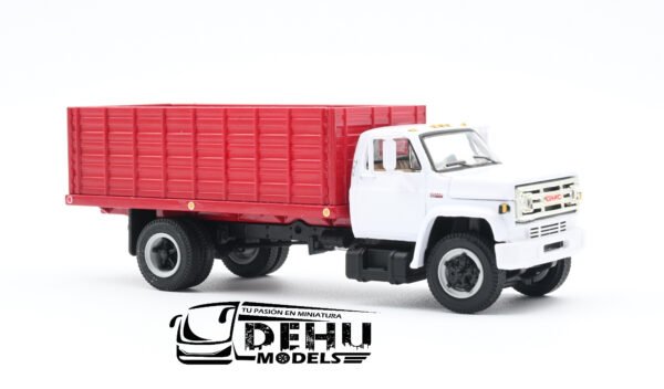 Camión a Escala 1/64 General Motors Company GMC 6500 Con Caja de Granos de Volteo de un eje, 60-0914 DCP By First Gear