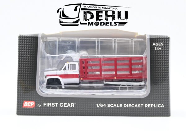 Camión a Escala 1/64 General Motors Company GMC 6500 Con Caja de Redilas de un eje, 60-0917 DCP By First Gear - Imagen 13