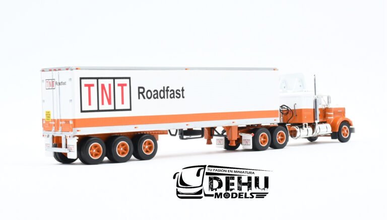 60-1014 Kenworth W900A Con Remolque Caja Seca Vintage de 40' de Tres Ejes TNT Roadfast (5)