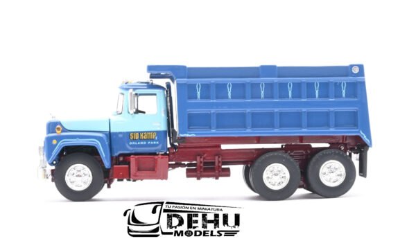 Camión a Escala 1/64 Mack R Model Dump Truck Volteo de dos ejes SID KAMP, 60-1161 DCP By First Gear - Imagen 9