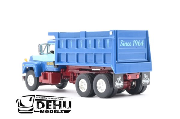 Camión a Escala 1/64 Mack R Model Dump Truck Volteo de dos ejes SID KAMP, 60-1161 DCP By First Gear - Imagen 8