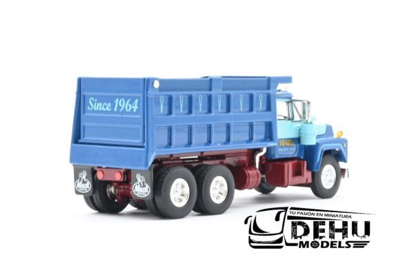 Camión a Escala 1/64 Mack R Model Dump Truck Volteo de dos ejes SID KAMP, 60-1161 DCP By First Gear - Imagen 5