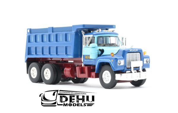 Camión a Escala 1/64 Mack R Model Dump Truck Volteo de dos ejes SID KAMP, 60-1161 DCP By First Gear - Imagen 3