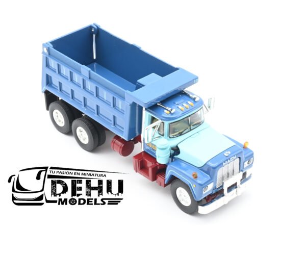 Camión a Escala 1/64 Mack R Model Dump Truck Volteo de dos ejes SID KAMP, 60-1161 DCP By First Gear - Imagen 2