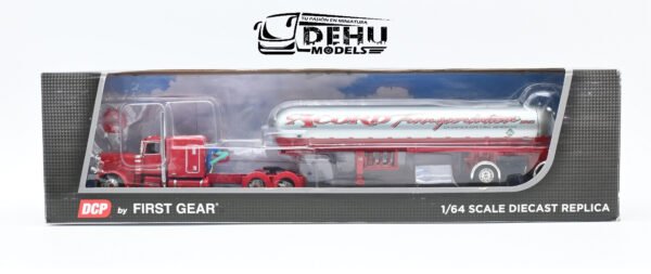 Tráiler a Escala 1/64 Petebilt 389 Con Remolque Tanque de Gas LP Mississippi Accord Transportation, 60-0691 DCP By First Gear - Imagen 12