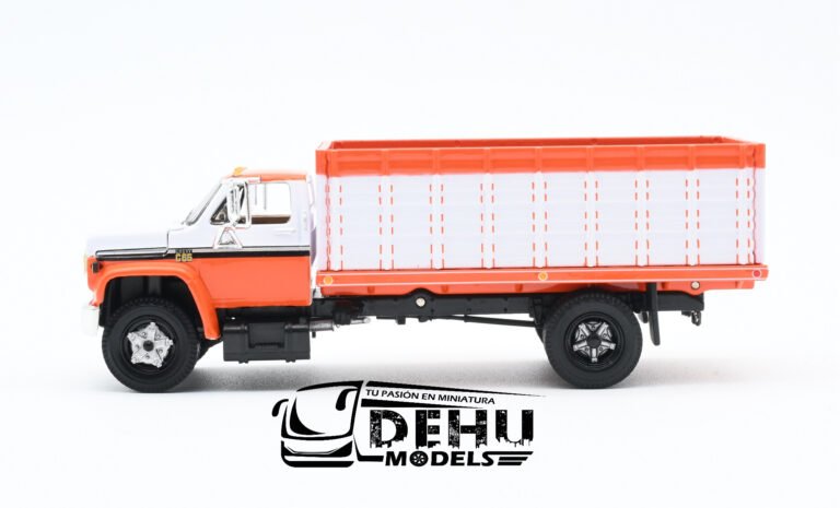 60-1200 Chevrolet Chevy C65 Con Caja de Granos de Volteo de un eje Naranja - Blanco - Negro (4)