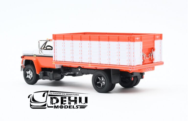 60-1200 Chevrolet Chevy C65 Con Caja de Granos de Volteo de un eje Naranja - Blanco - Negro (5)