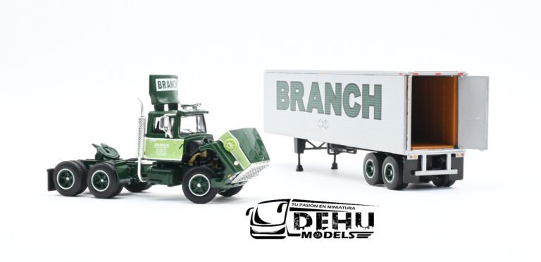 60-1281 Ford LT-9000 Day Cab con Remolque Caja Seca Vintage de 40' Branch Motor Express (10)