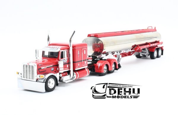 Tráiler a Escala 1/64 Peterbilt 389 Con Remolque Tanque Heil de Combustible Wayne Transports, 69-2000 DCP By First Gear - Imagen 12