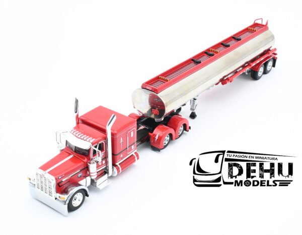 Tráiler a Escala 1/64 Peterbilt 389 Con Remolque Tanque Heil de Combustible Wayne Transports, 69-2000 DCP By First Gear - Imagen 13