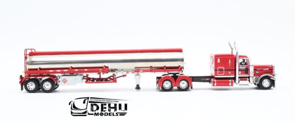 Tráiler a Escala 1/64 Peterbilt 389 Con Remolque Tanque Heil de Combustible Wayne Transports, 69-2000 DCP By First Gear - Imagen 5