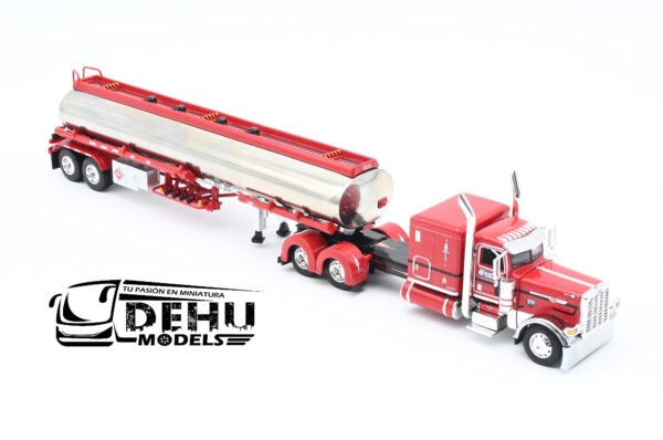 Tráiler a Escala 1/64 Peterbilt 389 Con Remolque Tanque Heil de Combustible Wayne Transports, 69-2000 DCP By First Gear - Imagen 2