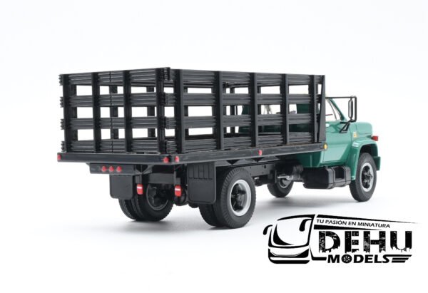 Camión a Escala 1/34 Chevrolet Chevy C65 Con Caja de Redilas de un eje Verde - Negro, 10-4219 First Gear - Imagen 5