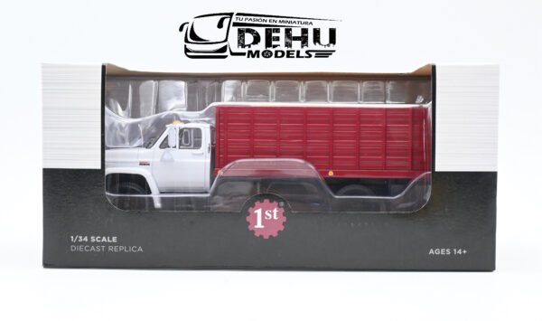 Camión a Escala 1/34 General Motors Company GMC 6500 Con Remolque de Granos Blanco - Rojo, 10-4255 First Gear - Imagen 12