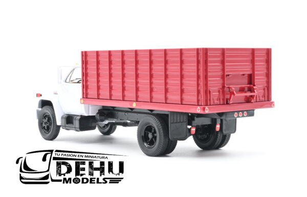 Camión a Escala 1/34 General Motors Company GMC 6500 Con Remolque de Granos Blanco - Rojo, 10-4255 First Gear - Imagen 8