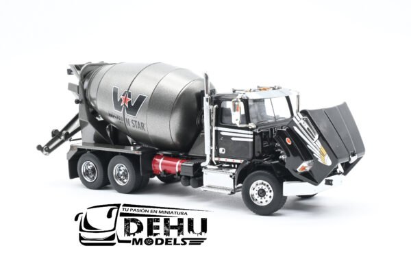 Camión a Escala 1/50 Western Star 4700 SB Mezcladora de Concreto Betonniere Negro - Gris, 16400 ERTL - Imagen 8