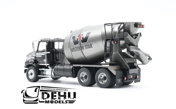 Camión a Escala 1/50 Western Star 4700 SB Mezcladora de Concreto Betonniere Negro - Gris, 16400 ERTL - Imagen 9