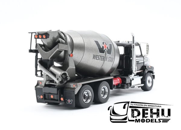 Camión a Escala 1/50 Western Star 4700 SB Mezcladora de Concreto Betonniere Negro - Gris, 16400 ERTL - Imagen 5