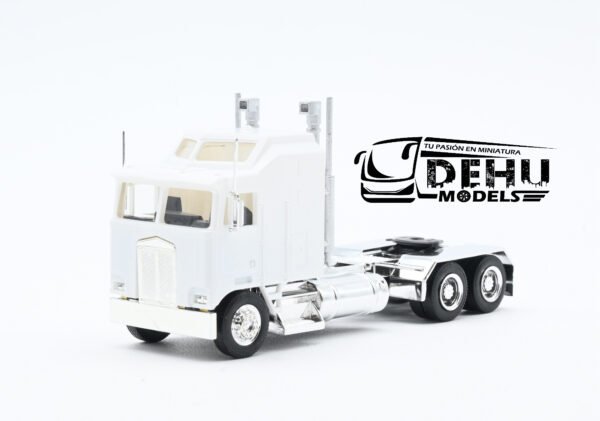 Tráiler a Escala 1/87 Kenworth K100 Solo Tracto De Chasis Largo XXL Blanco - Cromo, 35259 Promotex - Imagen 8