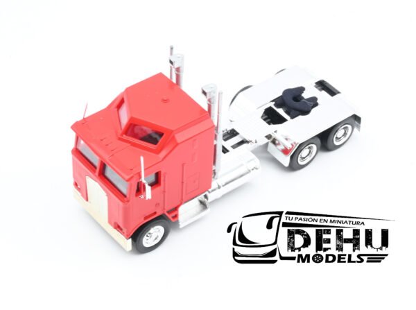Tráiler a Escala 1/87 Kenworth K100 Solo Tracto De Chasis Largo XXL Rojo - Cromo, 35260 Promotex - Imagen 9