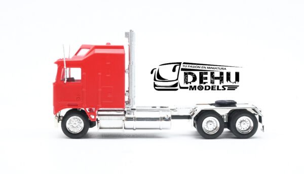 Tráiler a Escala 1/87 Kenworth K100 Solo Tracto De Chasis Largo XXL Rojo - Cromo, 35260 Promotex - Imagen 7