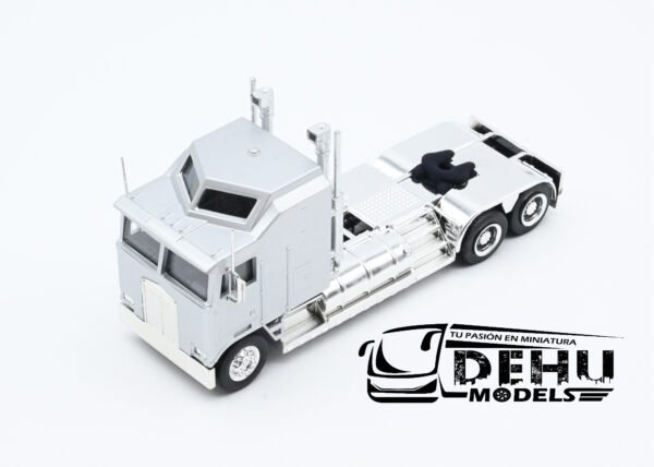Tráiler a Escala 1/87 Kenworth K100 Solo Tracto De Chasis Largo XXL Gris - Cromo, 35264 Promotex - Imagen 9